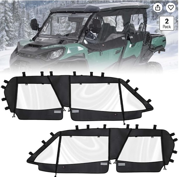 KEMIMOTO Commander MAX Soft Upper Doors